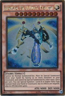 Yu-Gi-Oh Card - PGL2-EN084 - SEPHYLON, THE ULTIMATE TIMELORD (gold secret rare holo)