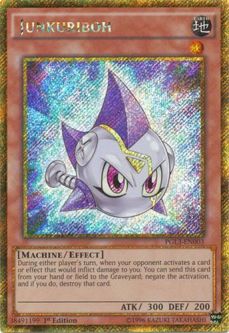Yu-Gi-Oh Card - PGL3-EN003 - JUNKURIBOH (gold secret rare holo)