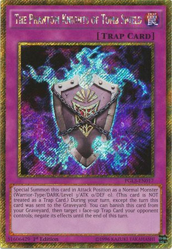 Yu-Gi-Oh Card - PGL3-EN017 - THE PHANTOM KNIGHTS OF TOMB SHIELD (gold  secret rare holo): BBToyStore.com - Toys, Plush, Trading Cards, Action  Figures & Games online retail store shop sale