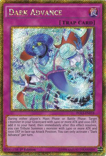 YuGiOh Premium Gold: Infinite Gold Dark Advance PGL3-EN018