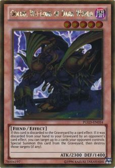 Yu-Gi-Oh Card - PGLD-EN054 - GOLDD, WU-LORD OF DARK WORLD (gold rare holo)