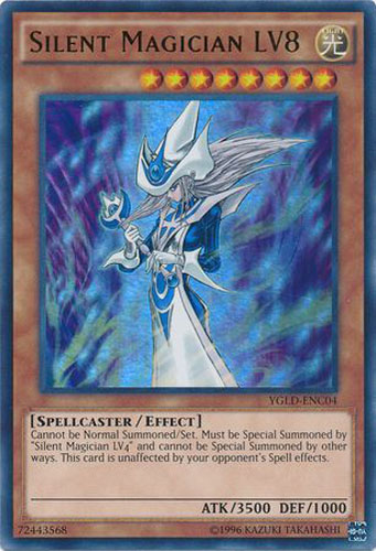 silent cards yugioh Yu-Gi-Oh SILENT MAGICIAN LV8 - Ultra Rare - YGLD-ENC04 - 1st Edition main image 1