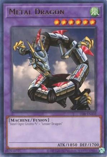 Yu-Gi-Oh Card 25th Anniversary - LOB-EN102 - METAL DRAGON (rare): BBToyStore.com - Toys, Plush, Trading Cards, Action Figures & Games online retail store shop sale Yu-Gi-Oh Card 25th Anniversary - LOB-EN102 - METAL DRAGON (rare): BBToyStore.com - Toys, Plush, Trading Cards, Action Figures & Games online retail store shop sale