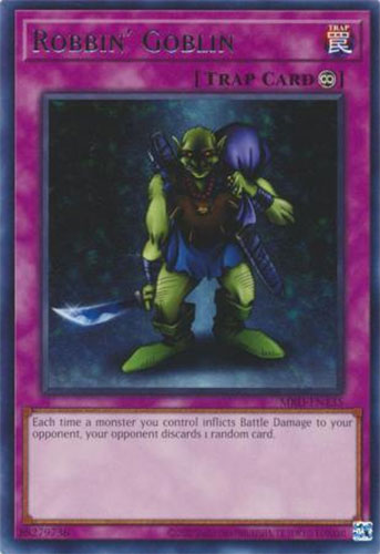 YuGiOh Metal Raiders 25th Anniversary Rare Robbin' Goblin MRD-EN135 YuGiOh Metal Raiders 25th Anniversary Rare Robbin' Goblin MRD-EN135