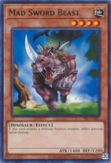 Yu-Gi-Oh Card 25th Anniversary - PSV-EN091 - MAD SWORD BEAST (rare)