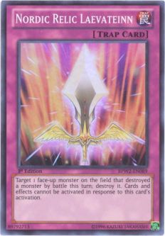 Yu-Gi-Oh Card - BPW2-EN089 - NORDIC RELIC LAEVATEINN (super rare holo)