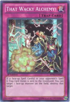 Yu-Gi-Oh Card - BPW2-EN095 - THAT WACKY ALCHEMY! (super rare holo)