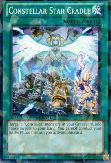 Yu-Gi-Oh Card - DT07-EN095 - CONSTELLAR STAR CRADLE (parallel rare)