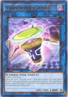 Yu-Gi-Oh Card - DUDE-EN020 - UNDERCLOCK TAKER (ultra rare holo)