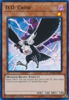 Yu-Gi-Oh Card - DUDE-EN027 - D.D. CROW (ultra rare holo)