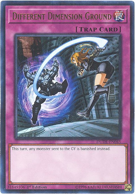 dimension of yugioh card Amazon.com: Yu-Gi-Oh! - Different Dimension Dragon (DT04-EN004) - Duel  Terminal 4-1st Edition main image 1
