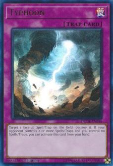 Yu-Gi-Oh Card - DUDE-EN046 - TYPHOON (ultra rare holo)