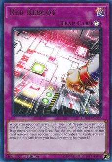 Yu-Gi-Oh Card - DUDE-EN056 - RED REBOOT (ultra rare holo)