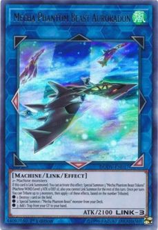 Yu-Gi-Oh Card - DUOV-EN017 - MECHA PHANTOM BEAST AURORADON (ultra rare holo)