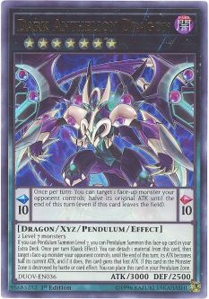 Yu-Gi-Oh Card - DUOV-EN036 - DARK ANTHELION DRAGON (ultra rare holo)