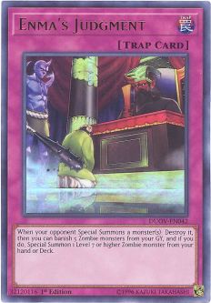 Yu-Gi-Oh Card - DUOV-EN042 - EMMA'S JUDGMENT (ultra rare holo)