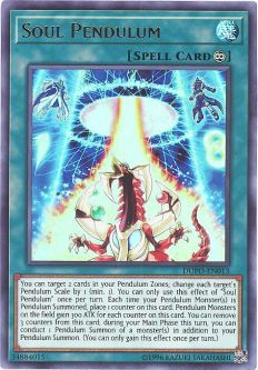 Yu-Gi-Oh Card - DUPO-EN013 - SOUL PENDULUM (ultra rare holo)