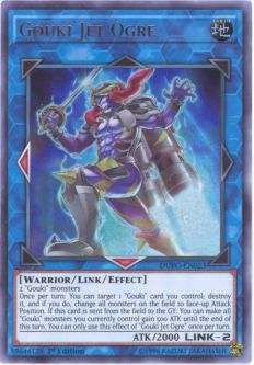 Yu-Gi-Oh Card - DUPO-EN023 - GOUKI JET OGRE (ultra rare holo)