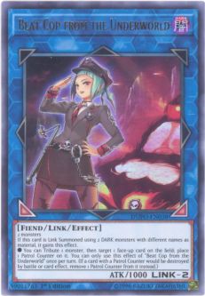 Yu-Gi-Oh Card - DUPO-EN038 - BEAT COP FROM THE UNDERWORLD (ultra rare holo)
