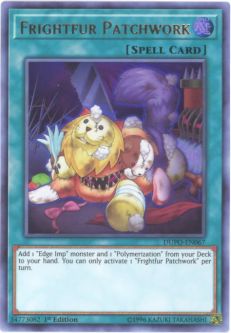 Yu-Gi-Oh Card - DUPO-EN067 - FRIGHTFUR PATCHWORK (ultra rare holo)