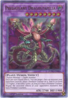 Yu-Gi-Oh Card - DUPO-EN069 - PREDAPLANT DRAGOSTAPELIA (ultra rare holo)