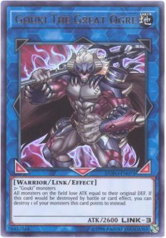 Yu-Gi-Oh Card - DUPO-EN073 - GOUKI THE GREAT OGRE (ultra rare holo)