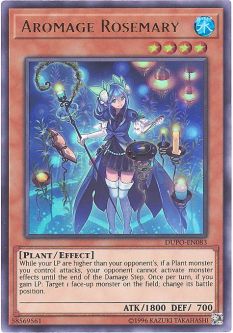 Yu-Gi-Oh Card - DUPO-EN083 - AROMAGE ROSEMARY (ultra rare holo)