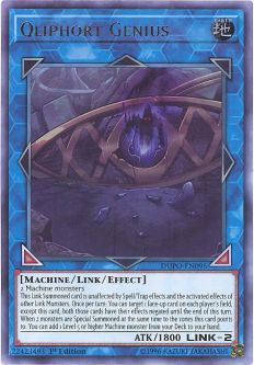 Yu-Gi-Oh Card - DUPO-EN095 - QLIPHORT GENIUS (ultra rare holo)