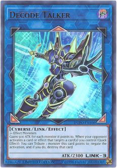 Yu-Gi-Oh Card - DUPO-EN106 - DECODE TALKER (ultra rare holo)