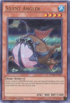 Yu-Gi-Oh Card - DUSA-EN002 - SILENT ANGLER (ultra rare holo)