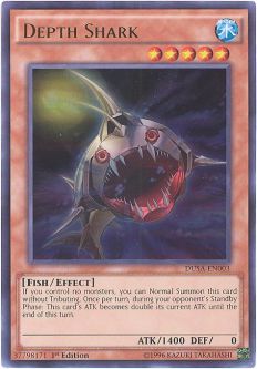 Yu-Gi-Oh Card - DUSA-EN003 - DEPTH SHARK (ultra rare holo)
