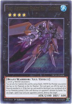 Yu-Gi-Oh Card - DUSA-EN008 - FULL ARMORED BLACK RAY LANCER (ultra rare holo)