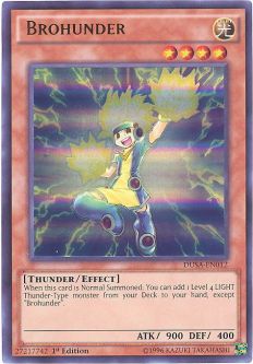 Yu-Gi-Oh Card - DUSA-EN012 - BROHUNDER (ultra rare holo)