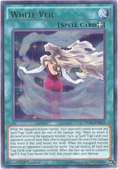 Yu-Gi-Oh Card - DUSA-EN032 - WHITE VEIL (ultra rare holo)