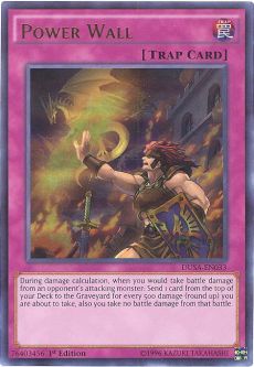 Yu-Gi-Oh Card - DUSA-EN033 - POWER WALL (ultra rare holo)