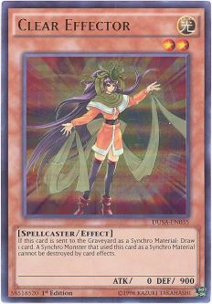 Yu-Gi-Oh Card - DUSA-EN035 - CLEAR EFFECTOR (ultra rare holo)