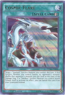 Yu-Gi-Oh Card - DUSA-EN036 - COSMIC FLARE (ultra rare holo)