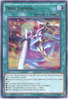 Yu-Gi-Oh Card - DUSA-EN042 - DUELTAINING (ultra rare holo)