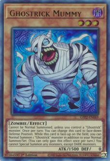 Yu-Gi-Oh Card - GFP2-EN069 - GHOSTRICK MUMMY (ultra rare holo)