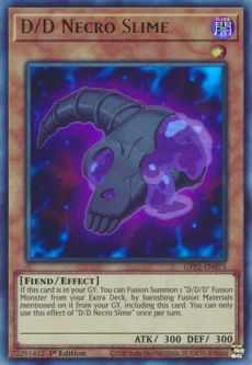 Yu-Gi-Oh Card - GFP2-EN075 - D/D NECRO SLIME (ultra rare holo)