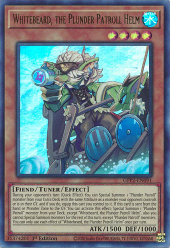 yugioh plunder patroll cards Whitebeard, the Plunder Patroll Helm IGAS-EN085 main image 1