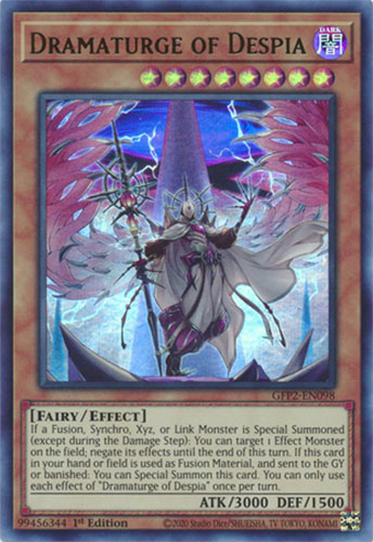 GFP2-EN098 Dramaturge of Despia Ultra Rare 1st Edition Mint YuGiOh Card