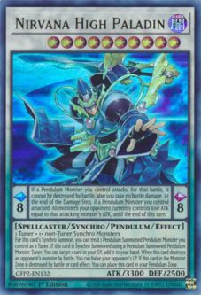 Yu-Gi-Oh Card - GFP2-EN132 - NIRVANA HIGH PALADIN (ultra rare holo)