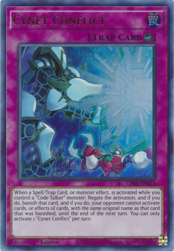 Yu-Gi-Oh Card - GFP2-EN173 - CYNET CONFLICT (ultra rare holo):  BBToyStore.com - Toys, Plush, Trading Cards, Action Figures & Games online  retail store shop sale