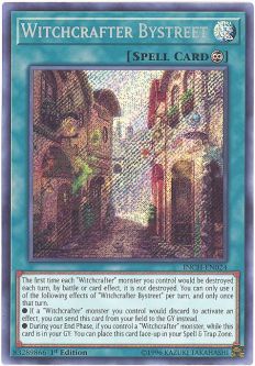 Yu-Gi-Oh Card - INCH-EN024 - WITCHCRAFTER BYSTREET (secret rare holo)