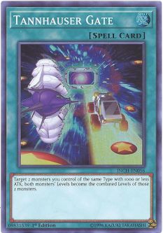 Yu-Gi-Oh Card - INCH-EN056 - TANNHAUSER GATE (super rare holo)