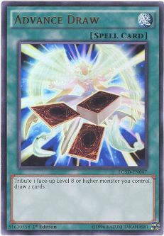 Yu-Gi-Oh Card - LC5D-EN047 - ADVANCE DRAW (ultra rare holo)