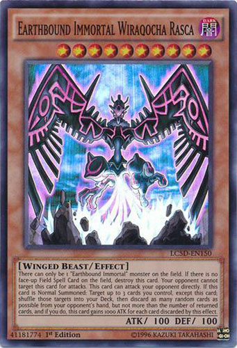 Yu-Gi-Oh Card - LC5D-EN150 - EARTHBOUND IMMORTAL WIRAQOCHA RASCA (super  rare holo): BBToyStore.com - Toys, Plush, Trading Cards, Action Figures &  Games online retail store shop sale
