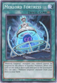 Yu-Gi-Oh Card - LC5D-EN173 - MEKLORD FORTRESS (super rare holo)