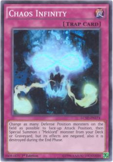 Yu-Gi-Oh Card - LC5D-EN174 - CHAOS INFINITY (super rare holo)